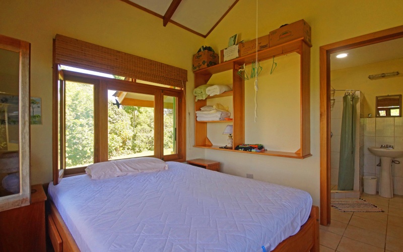 Master Bedroom in home for sale in Pavones Costa Rica