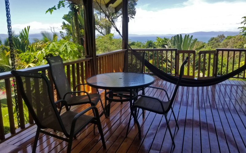 The View from jungle house in Pavones Costa Rica