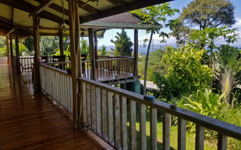 The view from Casa Amarilla in Pavones Costa Rica