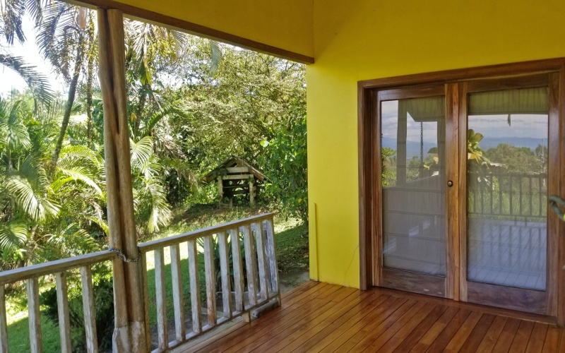 Gorgoeous Christobal wood deck in Casa Amarilla for sale by Keller Williams Costa Rica